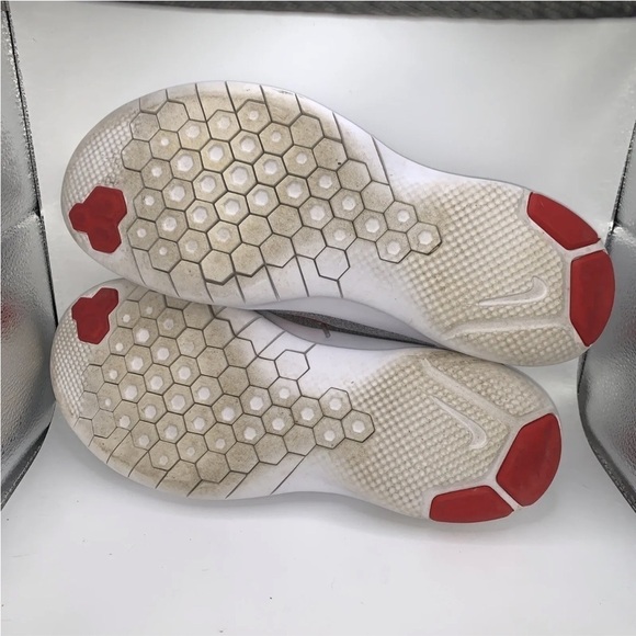 Nike Flex Experience RN 8 Low Gray Red Men’s Size 13 Sneakers Shoes - Picture 6 of 8